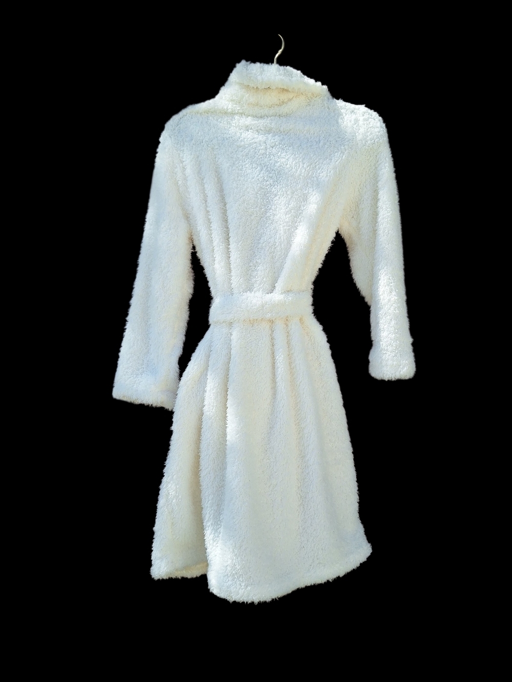 Ulta Beauty Plush Shawl Collar Robe - Cream - Picture 2 of 10